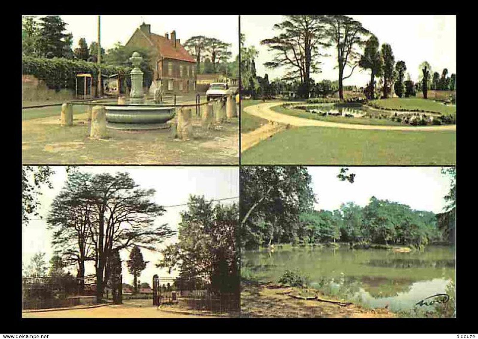 95 - Baillet en France - Multivues - Fontaine de 1610 - Etangs - Automobiles - CPM - Voir Scans Recto-Verso