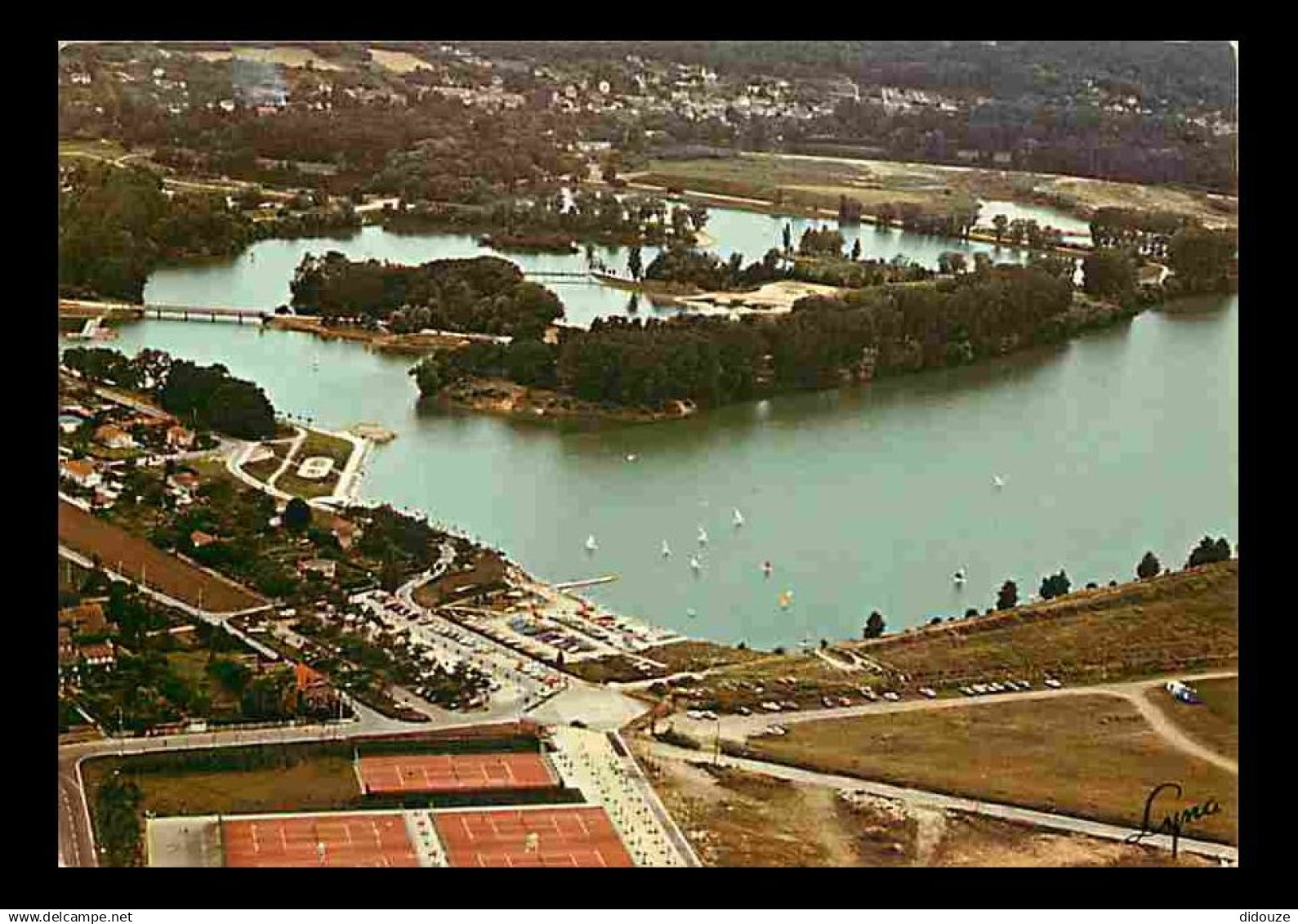 95 - Cergy Pontoise - Les Etangs - La Base de Loisirs - Vue aérienne - CPM - Voir Scans Recto-Verso