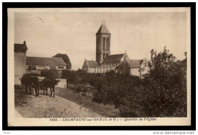 95 Champagne-sur-Oise eglise D95D K95052K C95134C RH090737