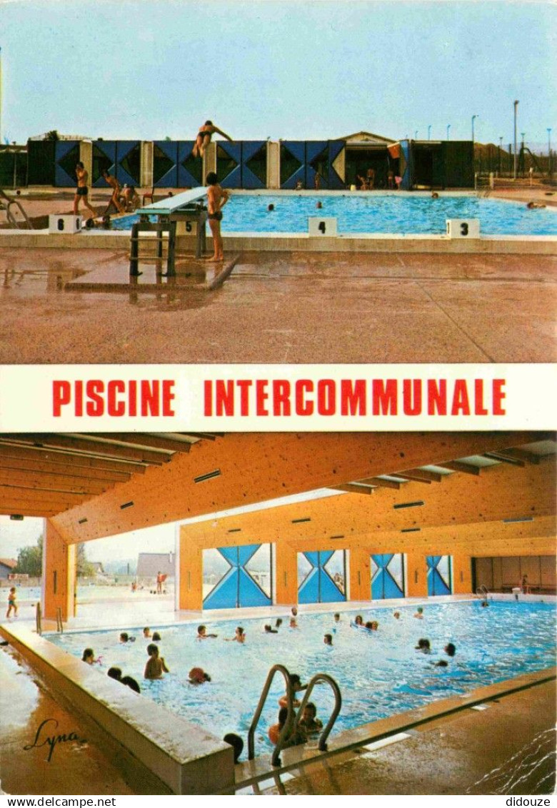 95 - Ezanville - Piscine intercommunale - Multivues - CPM - Etat léger pli visible - Voir Scans Recto-Verso