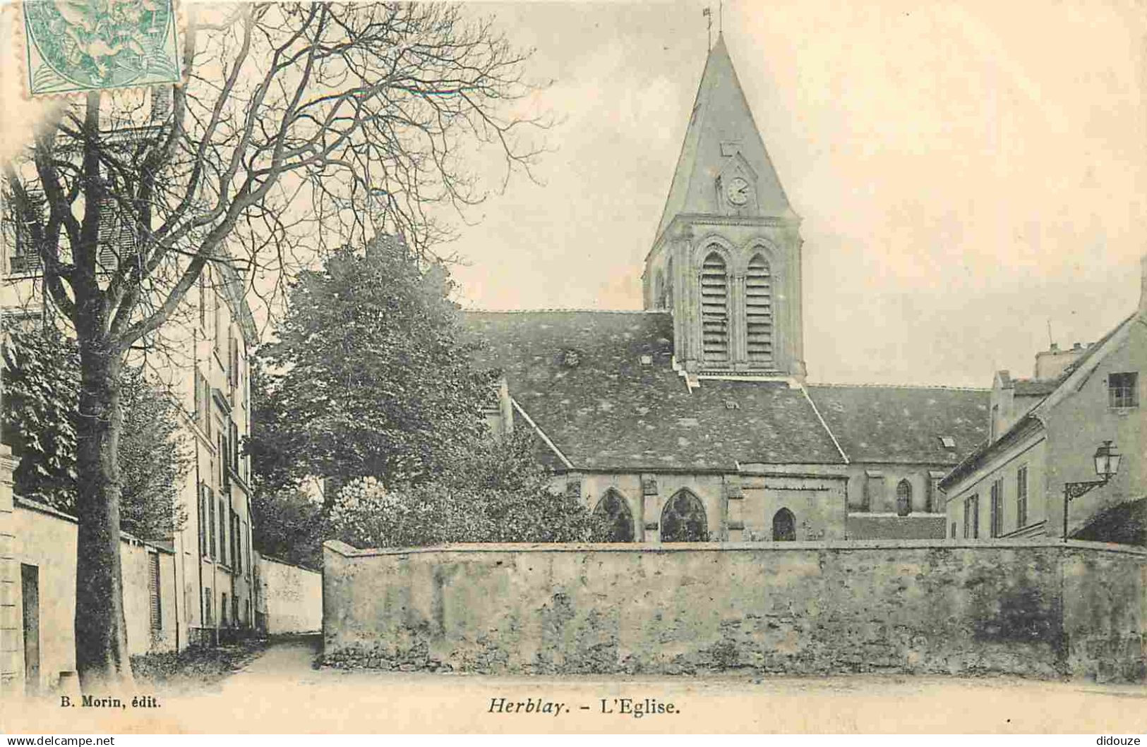 95 - Herblay - L'Eglise - CPA - Voir Scans Recto-Verso