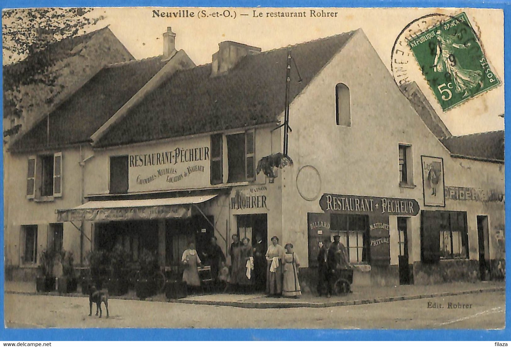 95 - Val d'Oise - Neuville-sur-Oise - Le restaurant Rohrer (N8574)