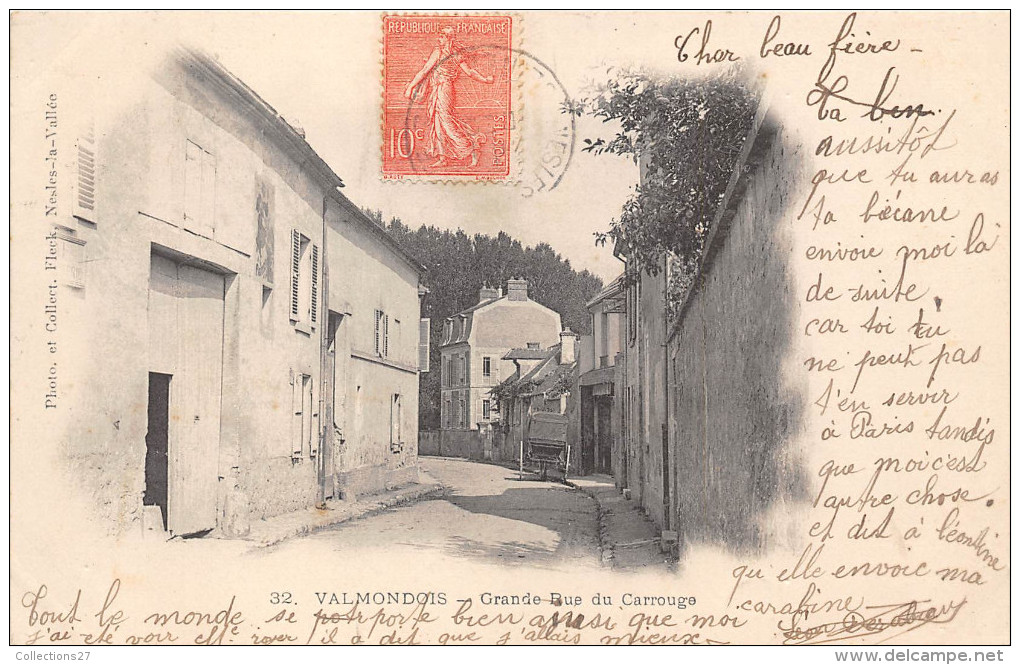 95-VALMONDOIS- GRANDE RUE DU CARROUGE