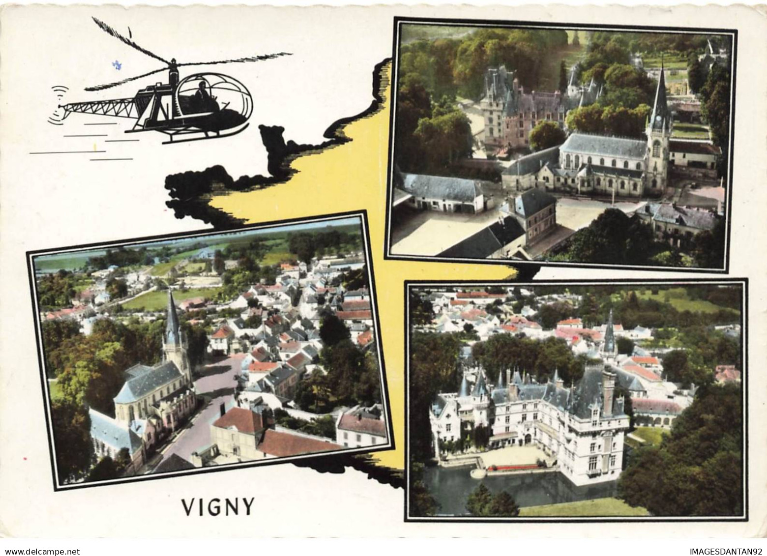 95 VIGNY #AS30256 VUS DE VIGNY