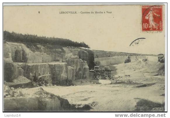 966A/ CPA  LEROUVILLE   CARRIERE DU MOULIN A VENT