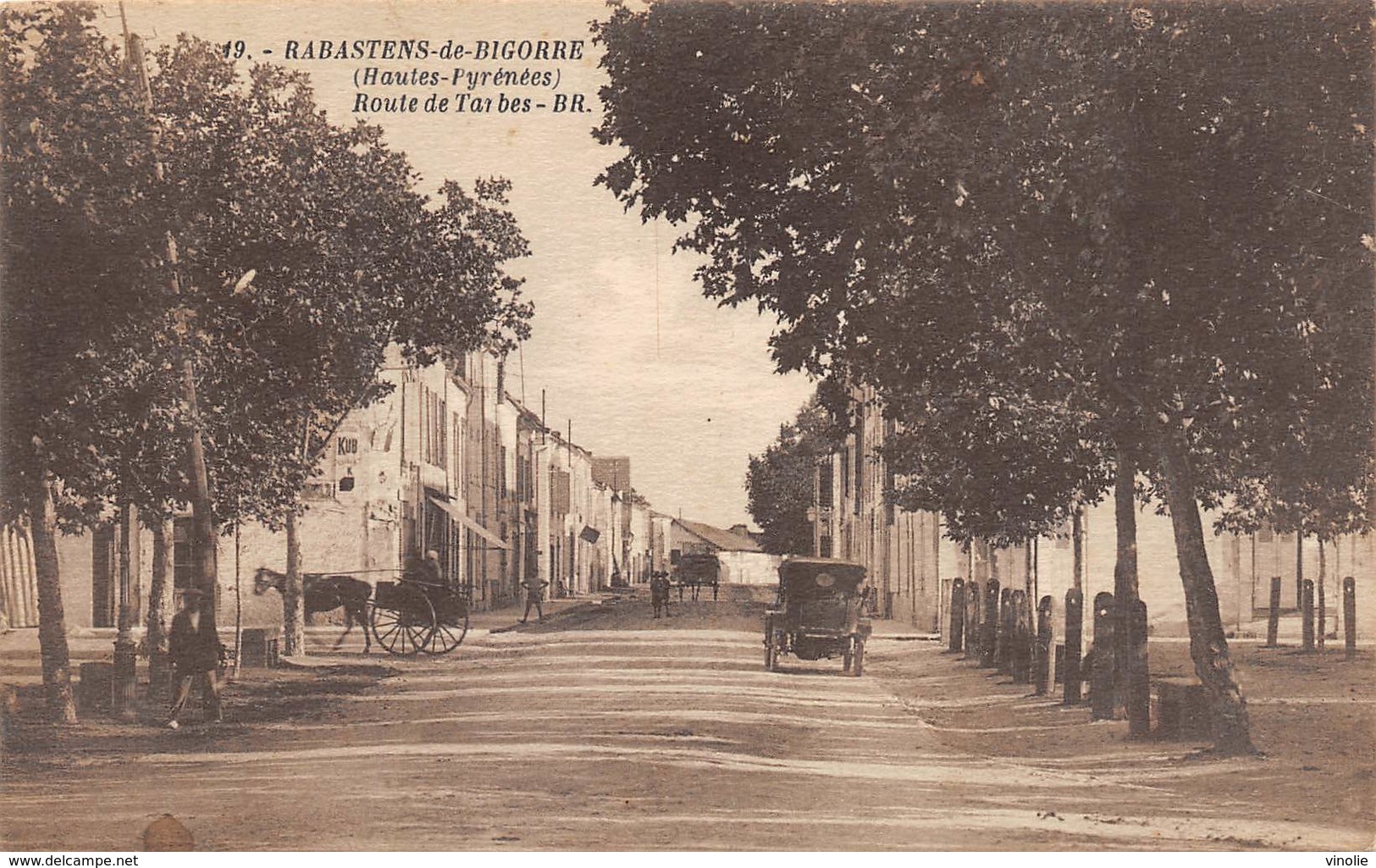 A-19-1846 : RABASTENS DE BIGORRE. ROUTE DE TARBES.