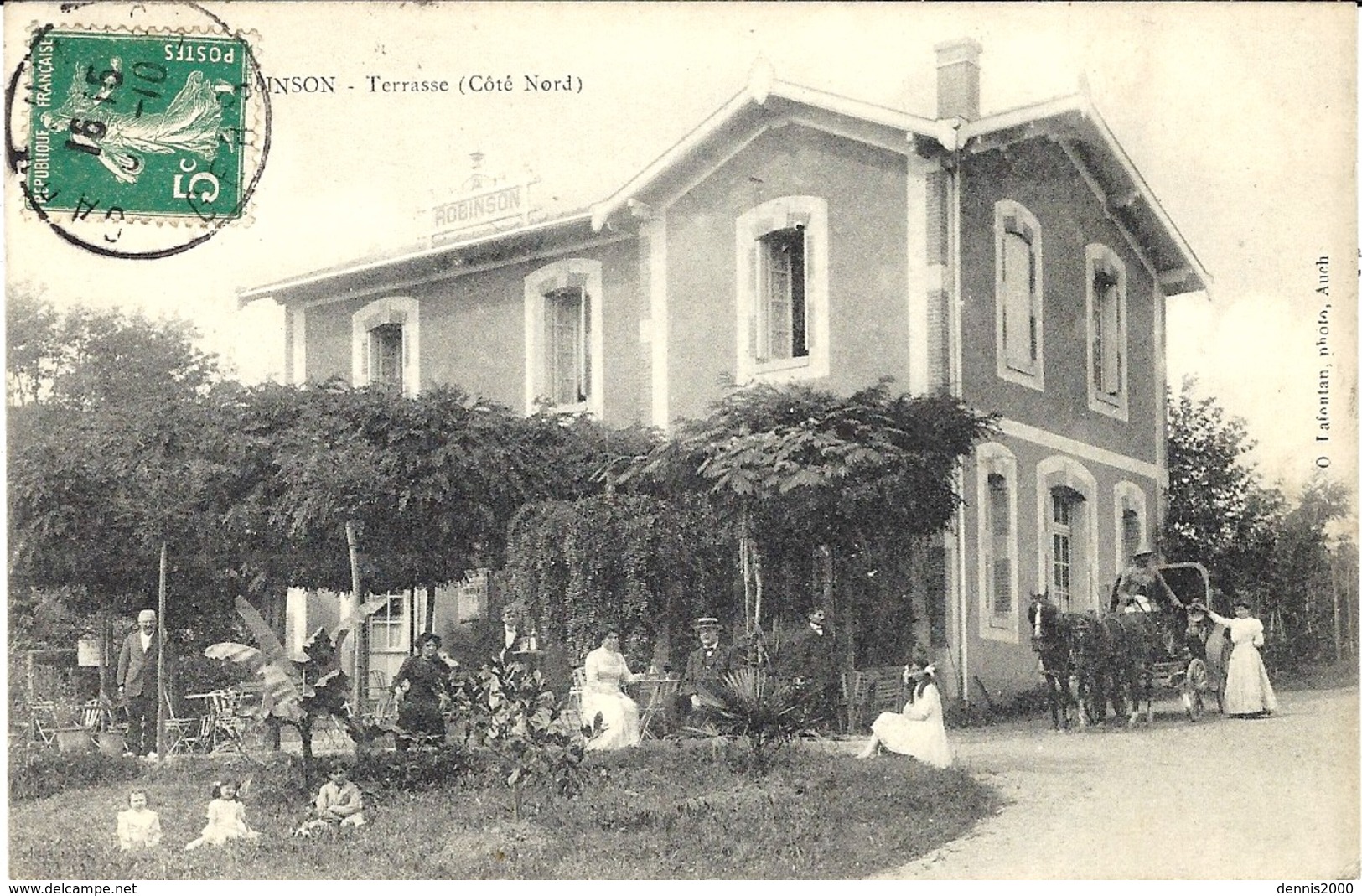 A ROBINSON - Terrasse - ( coté Nord )  ed. Lafontan  Auch