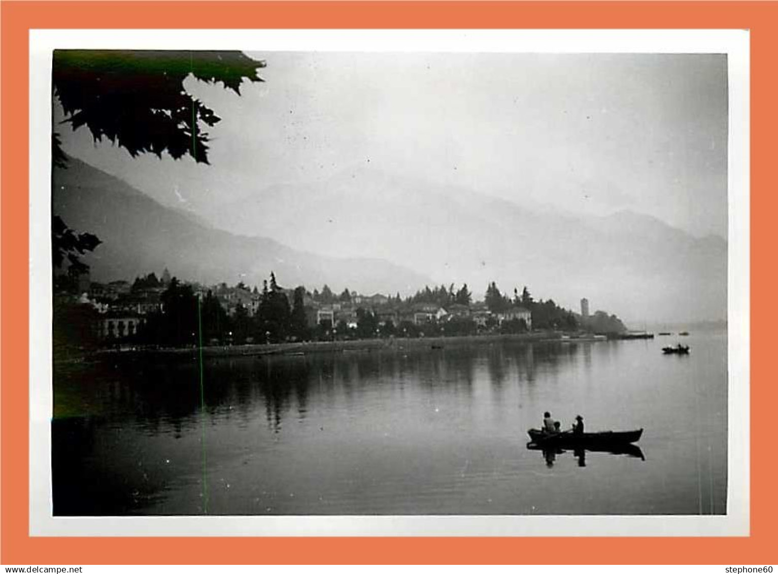 a278 / 043 Suisse - Carte Photo - Lac de LUGANO - Le Pont à PONTE TRESA