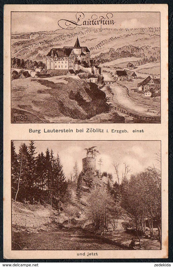 A2991 - Zöblitz - Burg Lauterstein - Photo und Druck Paul Knäbchen