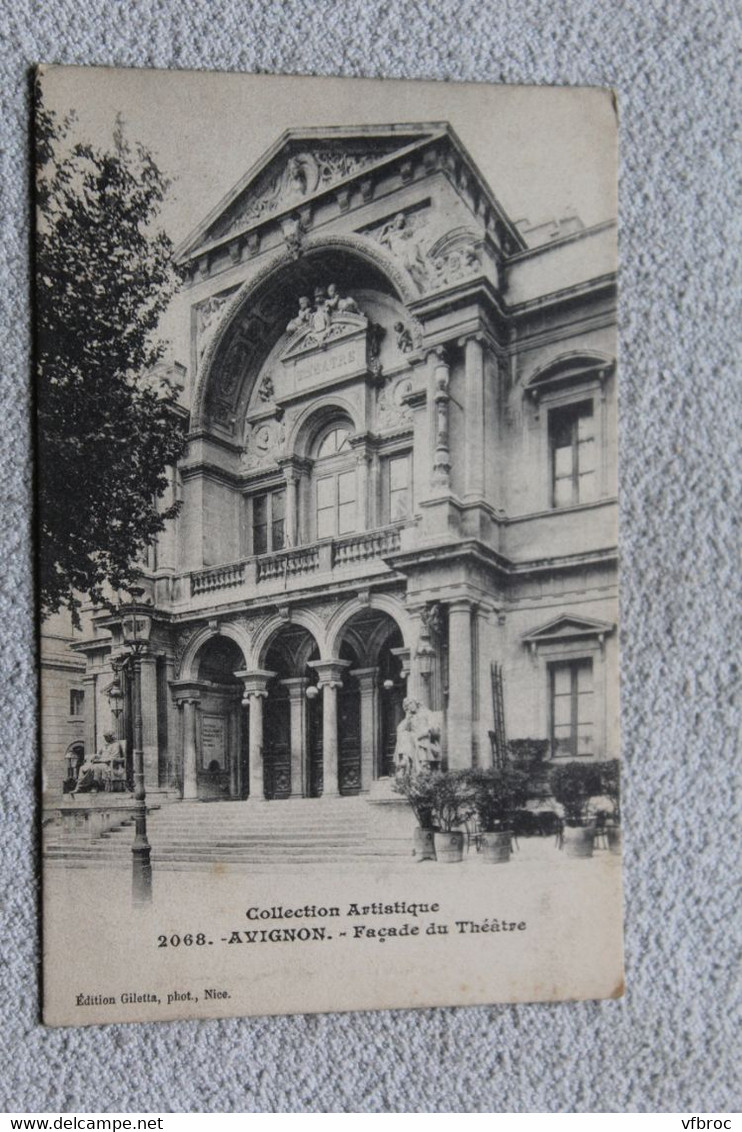 A354, Avignon, façade du théâtre, Vaucluse 84