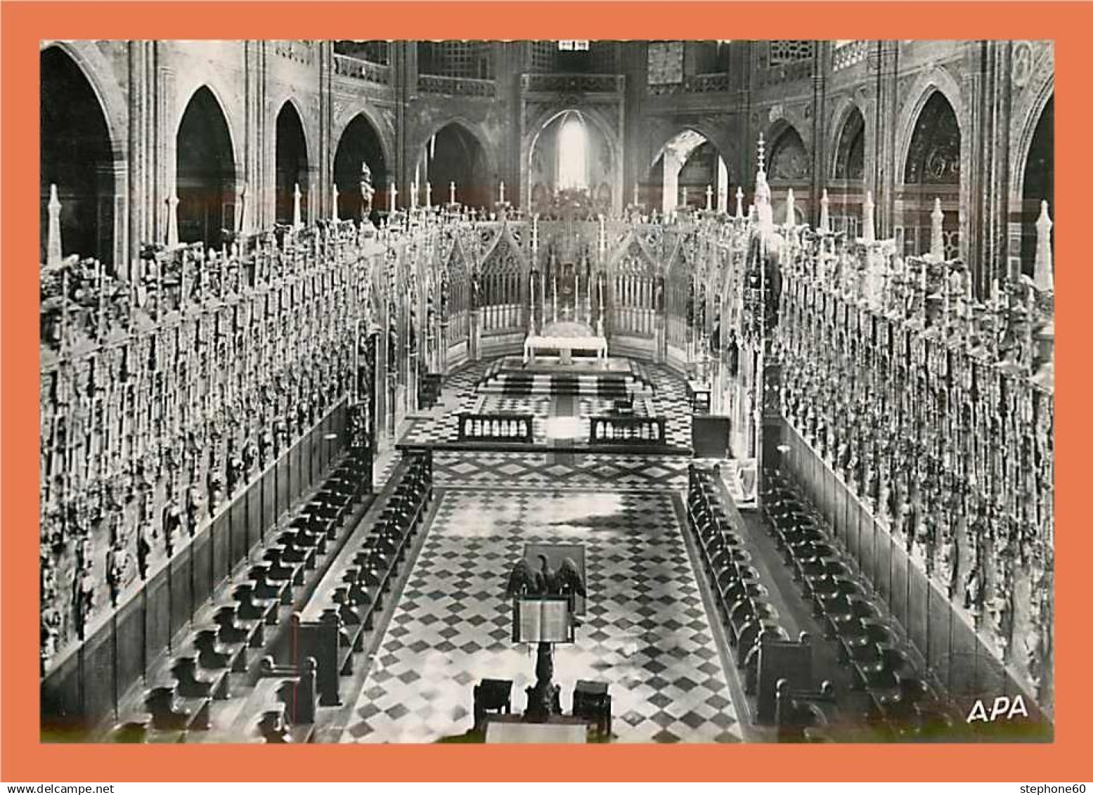 a381 / 511 81 - ALBI Basilique Sainte CÃ©cile IntÃ©rieur du Choeur