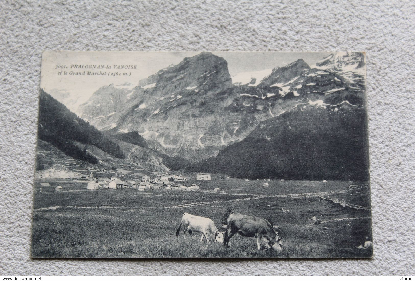 A705, Cpa 1923, Pralognan la Vanoise et le grand Marchet, Savoie 73