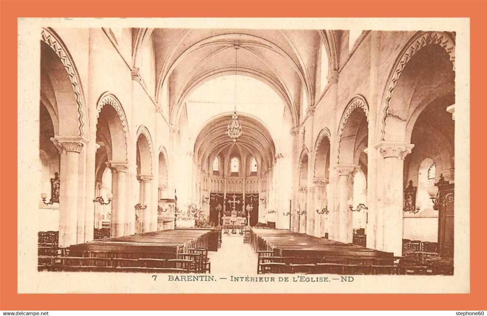 a721 / 251 76 - BARENTIN Intérieur de l'église