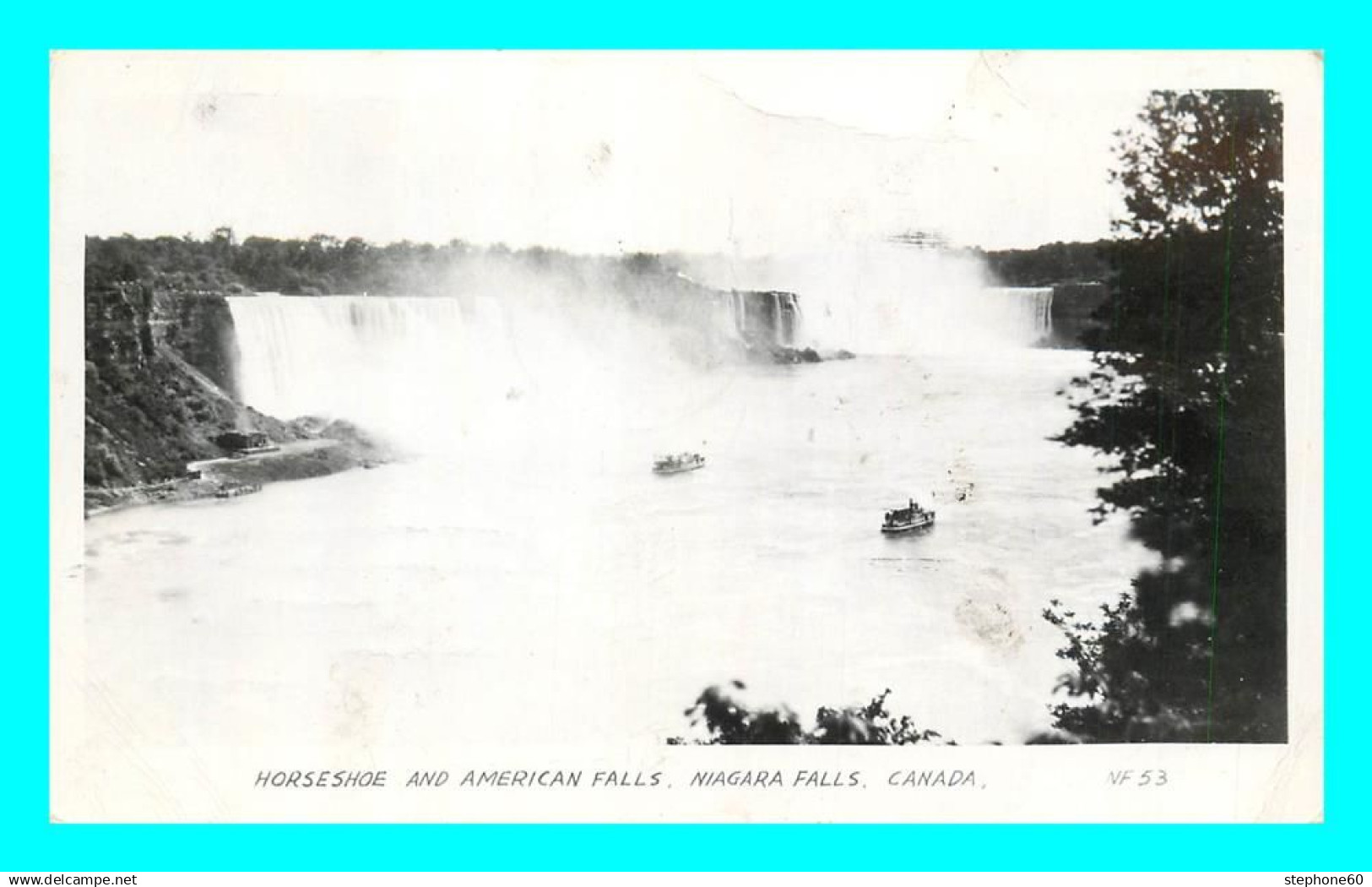 a791 / 233 CHUTES DU NIAGARA Horseshoe and American Falls ( Timbre )