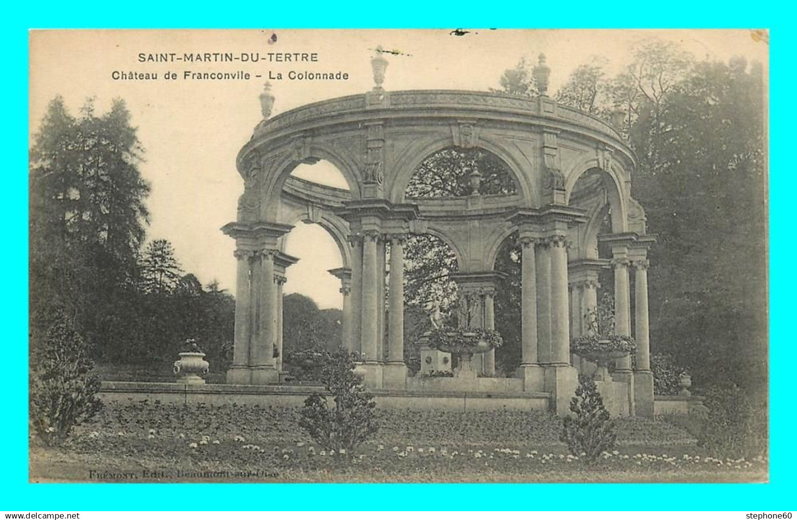 a849 / 191 95 - SAINT MARTIN DU TERTRE Chateau de Franconville Colonnade