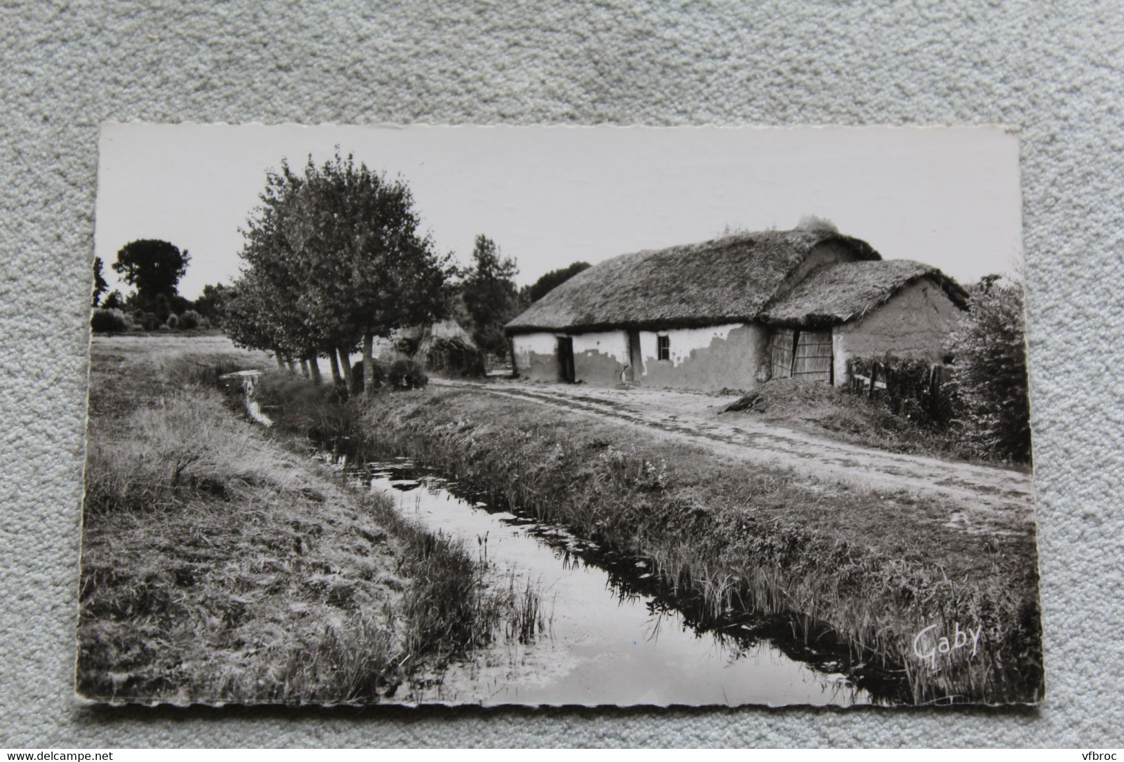 A855, Cpsm 1960, saint Jean de Monts, une bourrine, Vendée 85