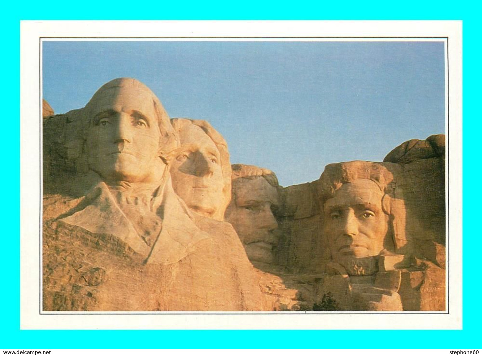 a948 / 593 MOUNT RUSHMORE Les Tetes de quatre presidents