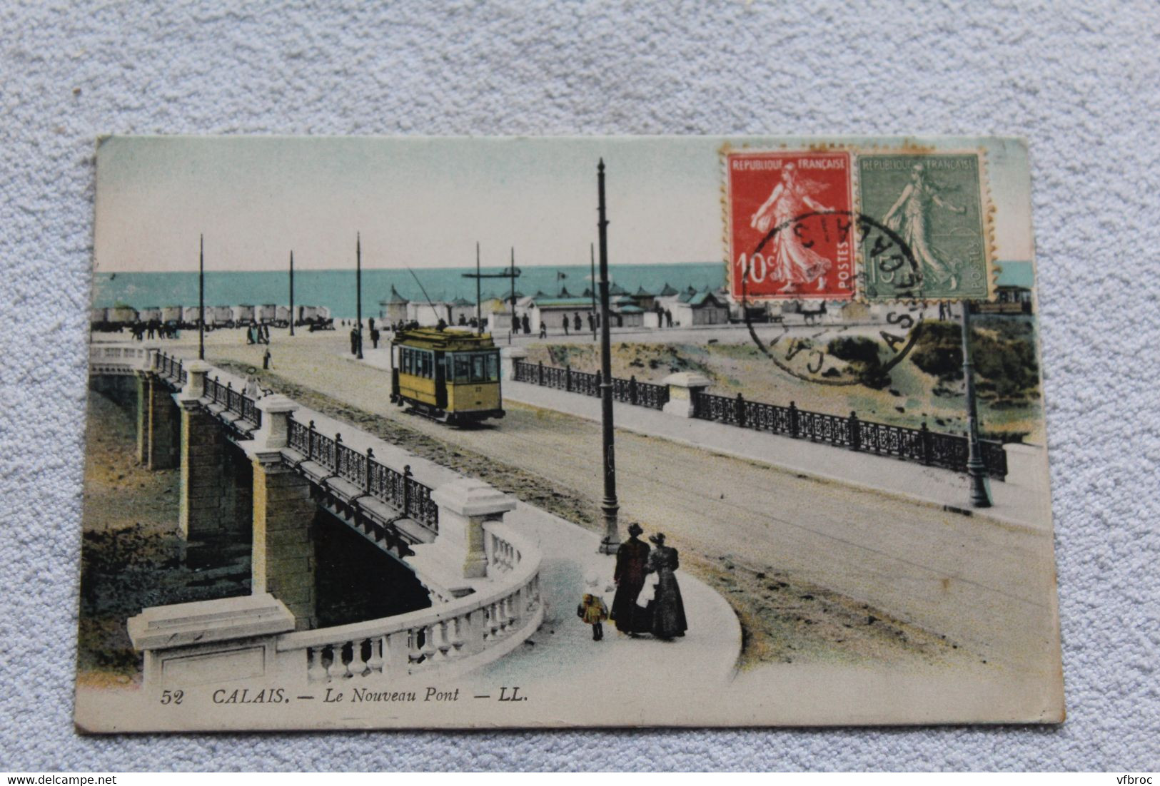 A949, Cpa 1920, Calais, le nouveau pont, Pas de Calais 62