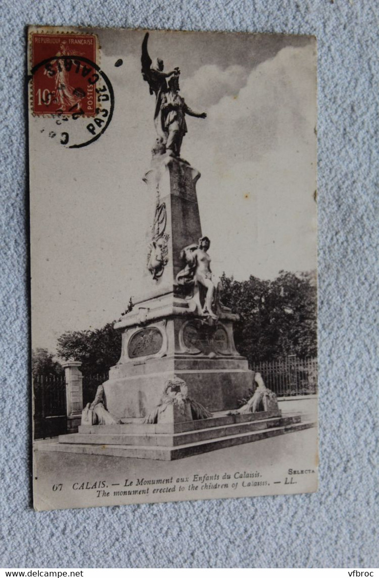 A950, Calais, le monument aux enfants du Calisis, Pas de Calais