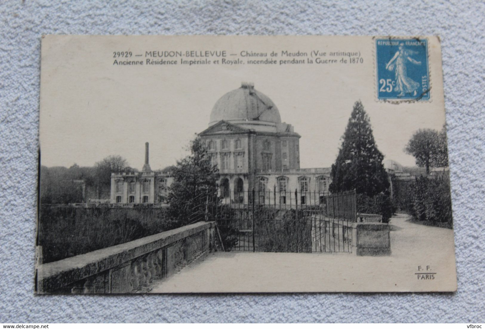 A963, Cpa 1923, Meudon Bellevue, château de Meudon, hauts de Seine 92