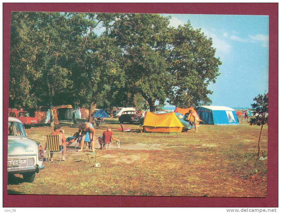 A9635A / RIVER Kamchiya Kamtschija Kamtschia - Camping RAI , RAJ - Car Voitures Automobile  Bulgaria Bulgarie