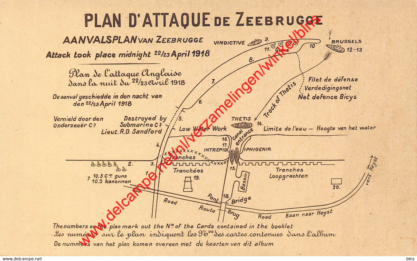 Aanvalsplan van Zeebrugge - Zeebrugge