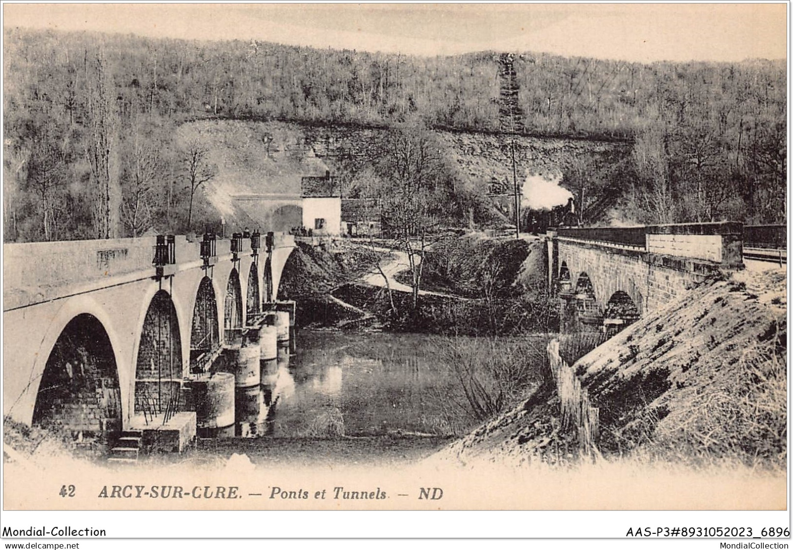 AASP3-0174 - ARCY-SUR-CURE - ponts et tunnels