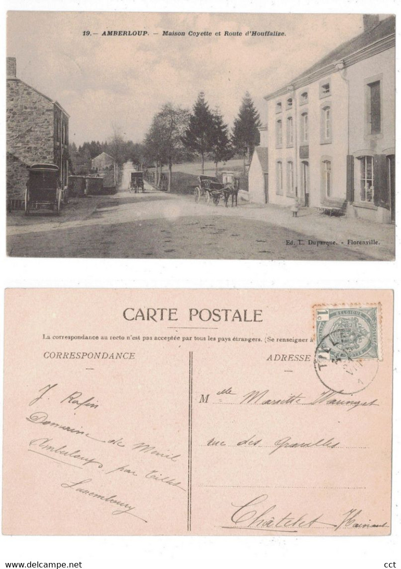 Aberloup  Sainte-Ode   Maison Coyette et Route d'Houffalize