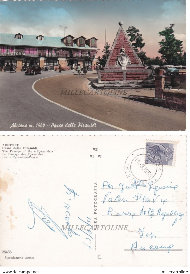 ABETONE: Passo delle Piramidi   1959