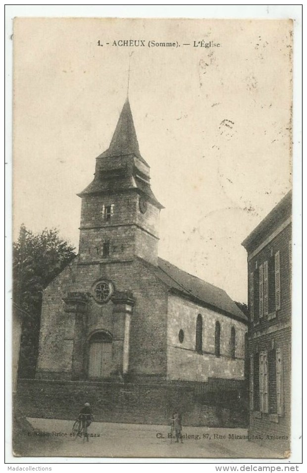 Acheux  (80.Somme)  L'Eglise