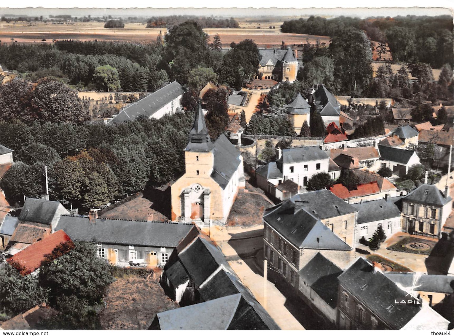 ¤¤    -   ACHEUX-en-AMIENOIS   -   L'Eglise et le Chateau     -   ¤¤