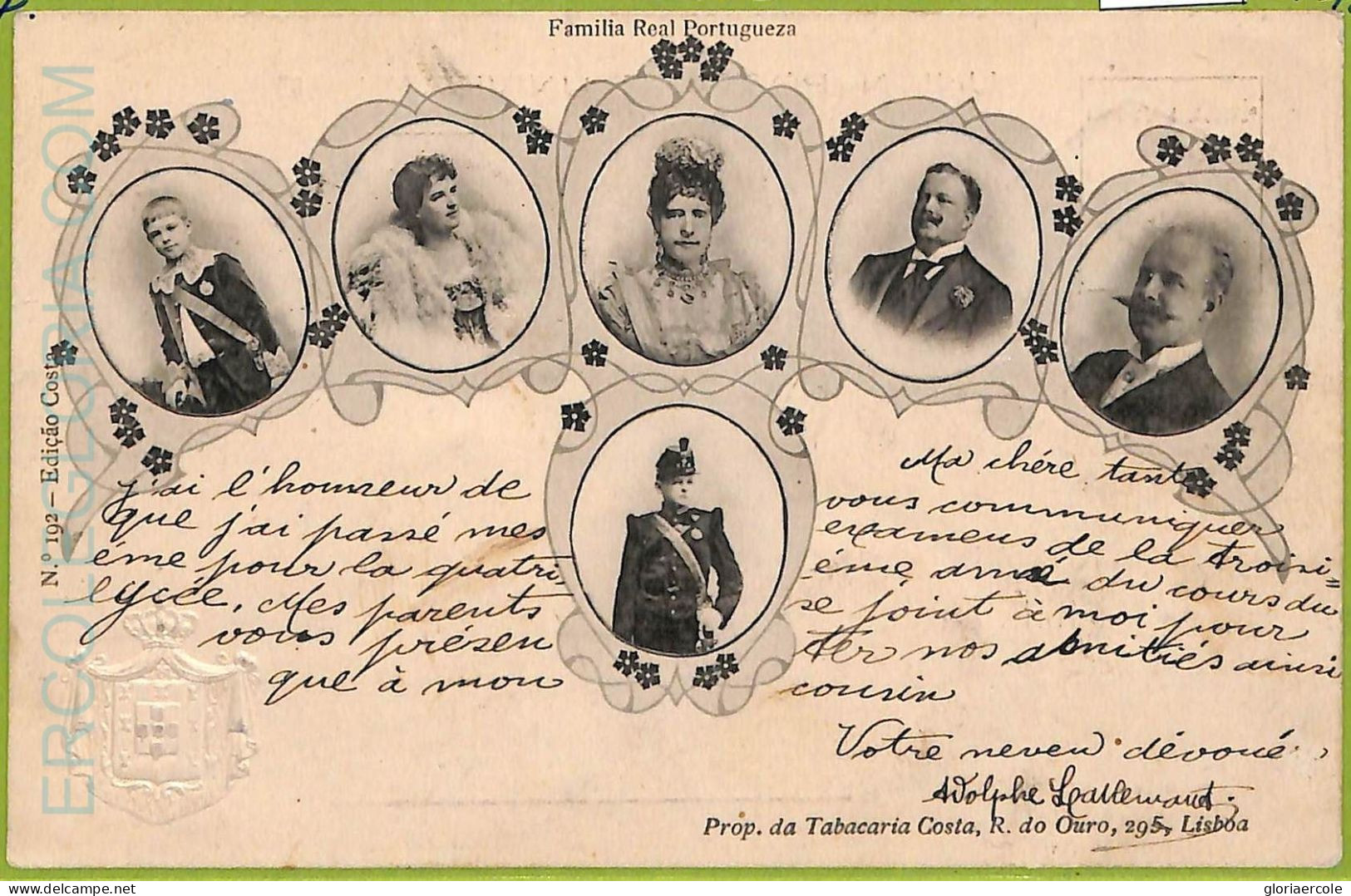 ad2399 - PORTUGAL - VINTAGE POSTCARD - Familia Real Portugueza - 1902 ROYALTY