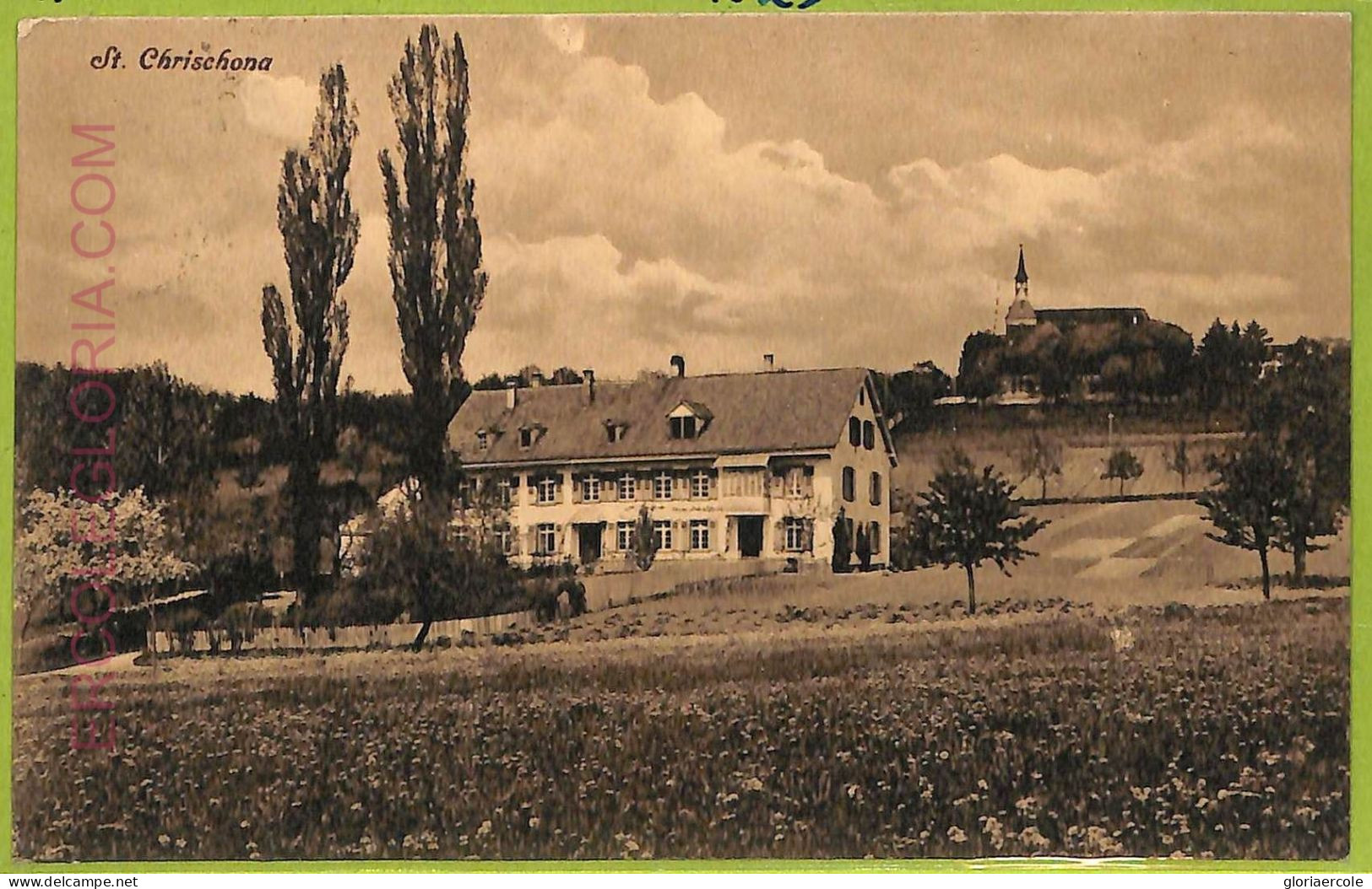 ad4089 - SWITZERLAND  - Ansichtskarten VINTAGE POSTCARD  - St. Chrischona - 1923