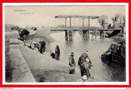 EGYPTE --  DAMANHOUR --  Le Pont de Nil