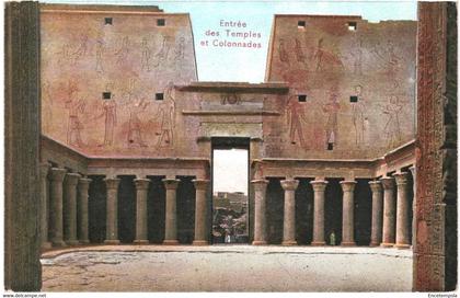 CPA-Carte Postale  Egypte Edfou Entrée des Temples et Colonnades    VM54435