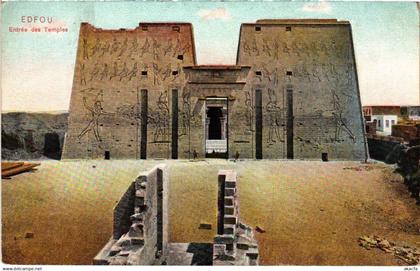 CPA EDFU Entree des Temples EGYPT (1324992)