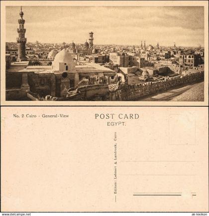 Kairo القاهرة General View/Totale 1928