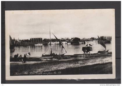 Egypte - Luxor - The Luxor Temple seen from the Nile