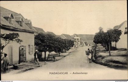 CPA Ambatolampy Madagaskar, Straßenpartie