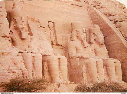 Egypte - Temples d'Abou Simbel - Abu Simbel - Les Statues monumentales - Carte Neuve - CPM - Voir Scans Recto-Verso