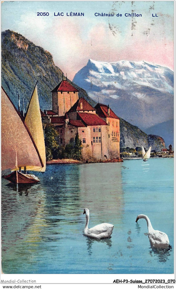 AEHP3-0228- SUISSE - LAC-LEMAN - CHÂTEAU DE CHILLON