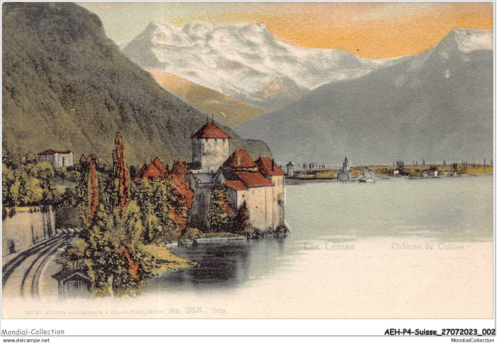 AEHP4-0273- SUISSE - LAC LEMAN - CHÂTEAU DE CHILLON