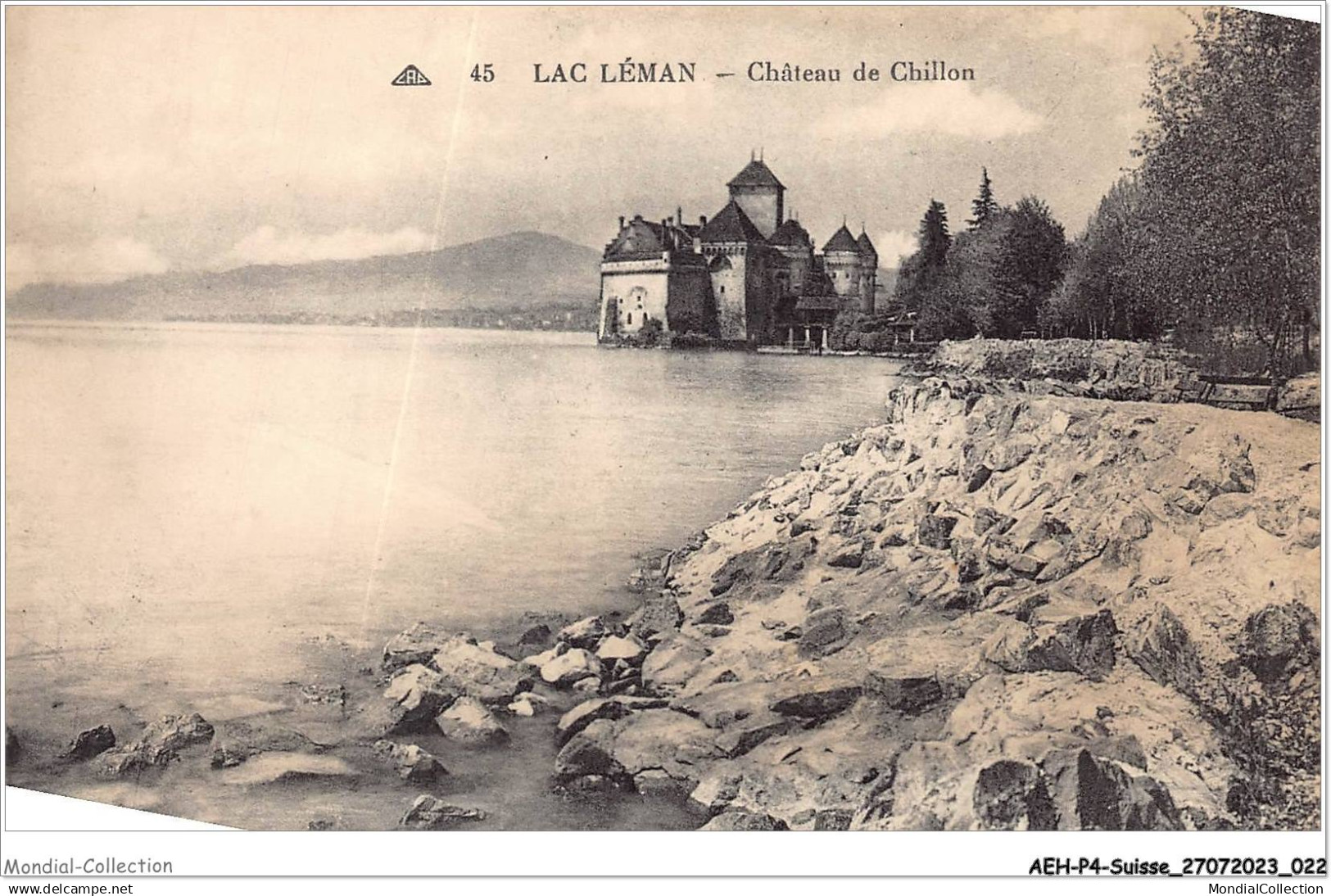 AEHP4-0283- SUISSE - LAC LEMAN - CHÂTEAU DE CHILLON