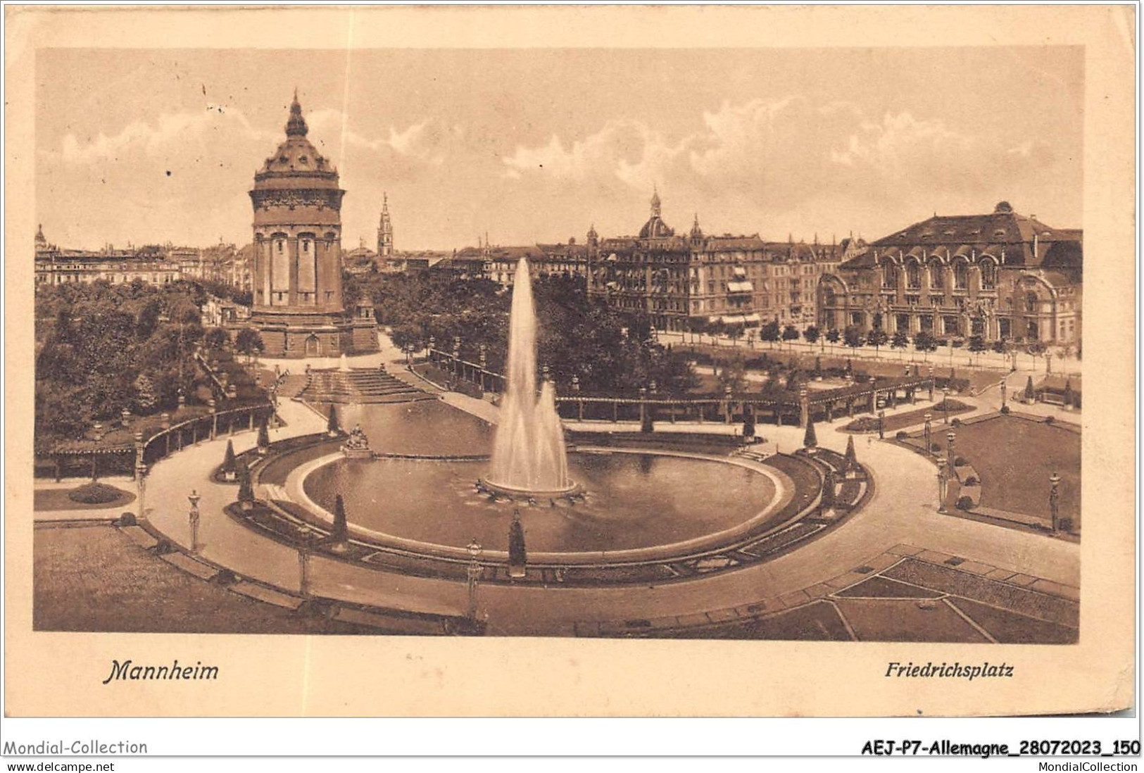 AEJP7-0599- ALLEMAGNE - MANNHEIM - FRIEDRICHSPLATZ