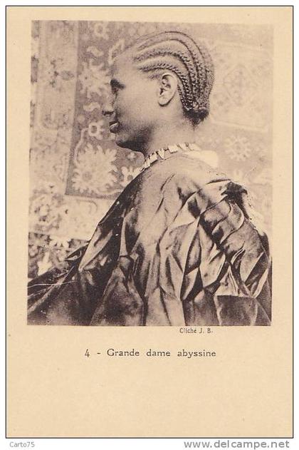 Afrique  - Ethiopie -  Abyssinie - Femme