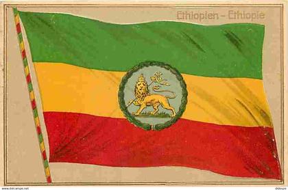 Ethiopie - Drapeau de l'Ethiopie - CPA - Voir Scans Recto-Verso