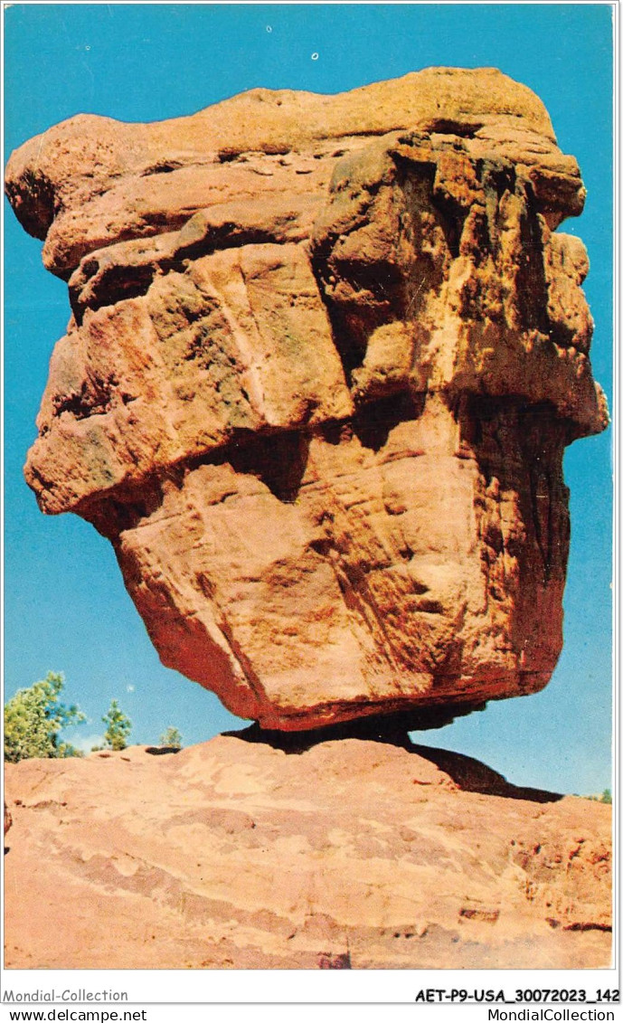 AETP9-USA-0760 - COLORADO SPRINGS - balanced rock garden of the gods