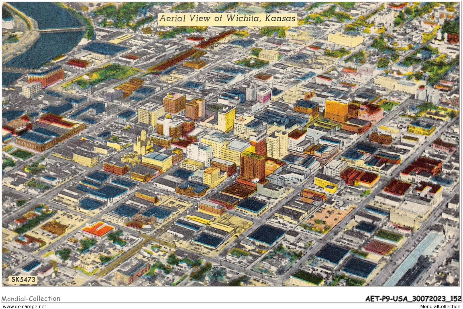 AETP9-USA-0765 - WICHITA - KANSAS - aerial view