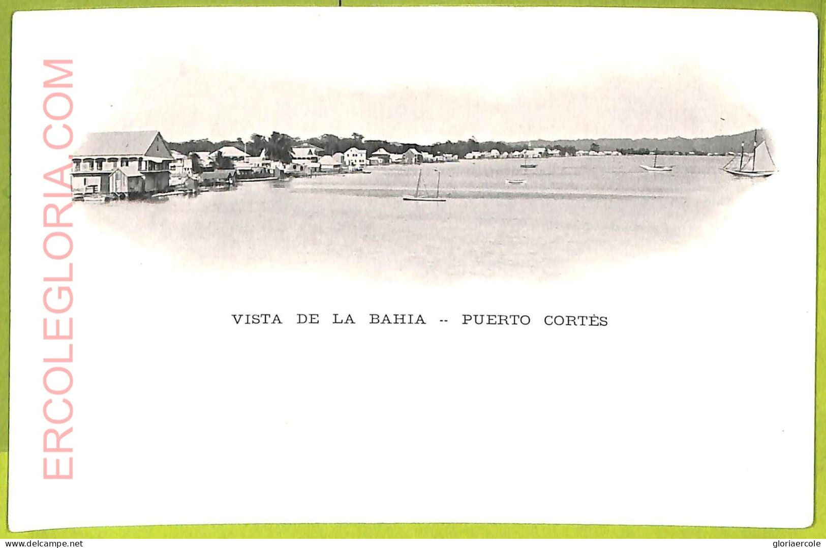 af2535 - HONDURAS - VINTAGE POSTCARD - Bahia - Puerto Cortes