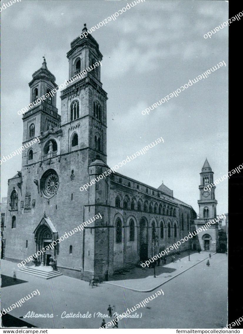 af685 cartolina altamura cattedrale provincia di bari